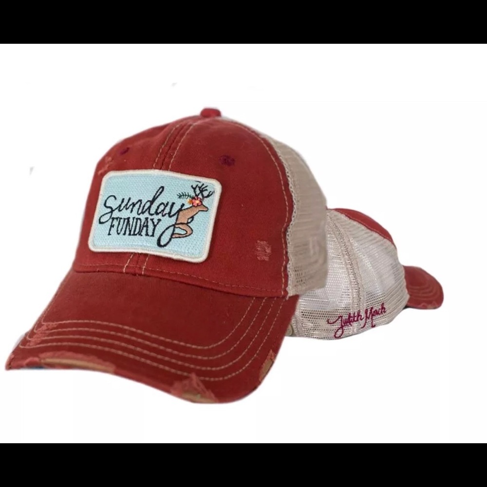 SUNDAY FUNDAY DEER 🦌 Trucker Hat JUDITH MARCH